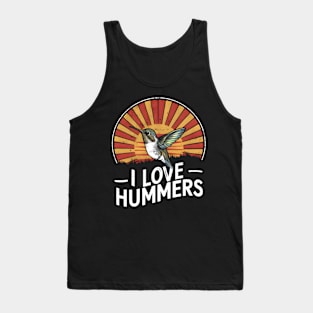 I Love Hummers Colibri Hummingbird Tank Top